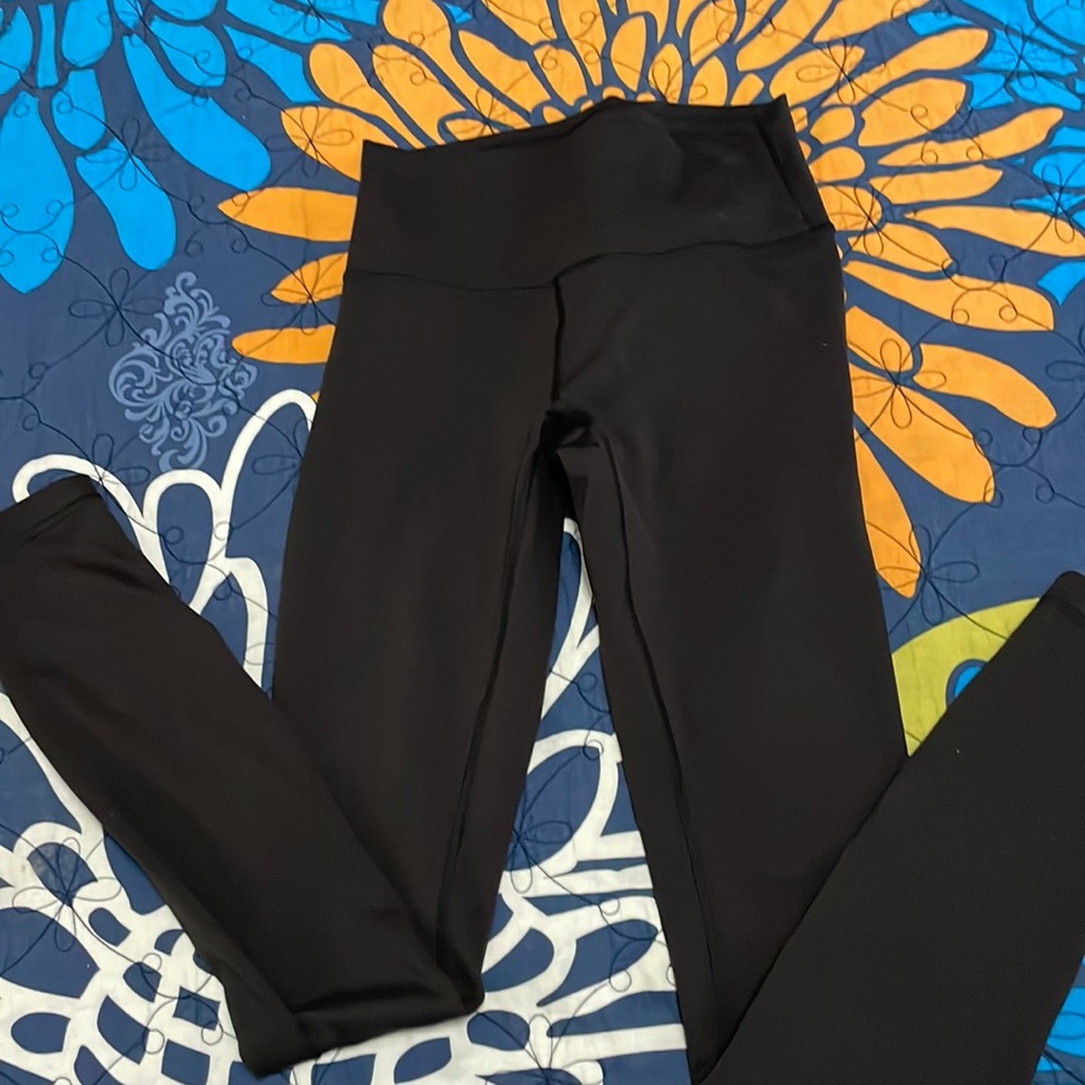 Size 8 Tall Lululemon black leggings